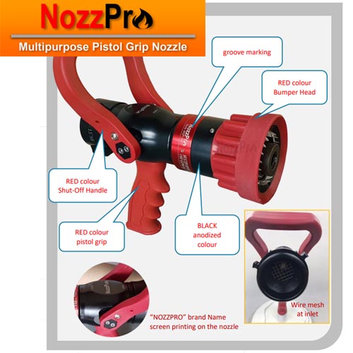 NOZZPRO Multipurpose pistol grip Nozzle