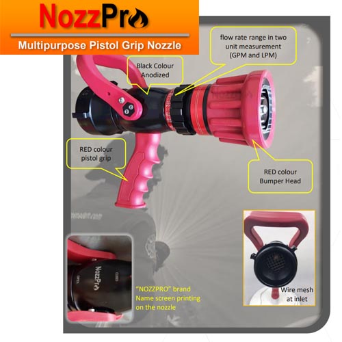 produk pemadam api - NOZZPRO Selectable pistol grip Nozzle