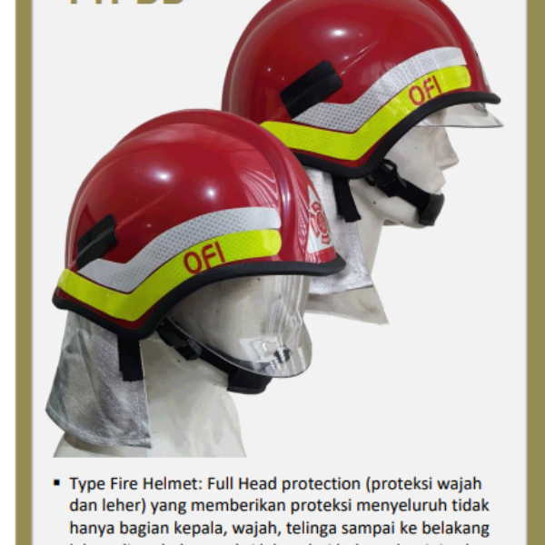 OFI - FULL PTOTECTION FIRE HELMET FH-99